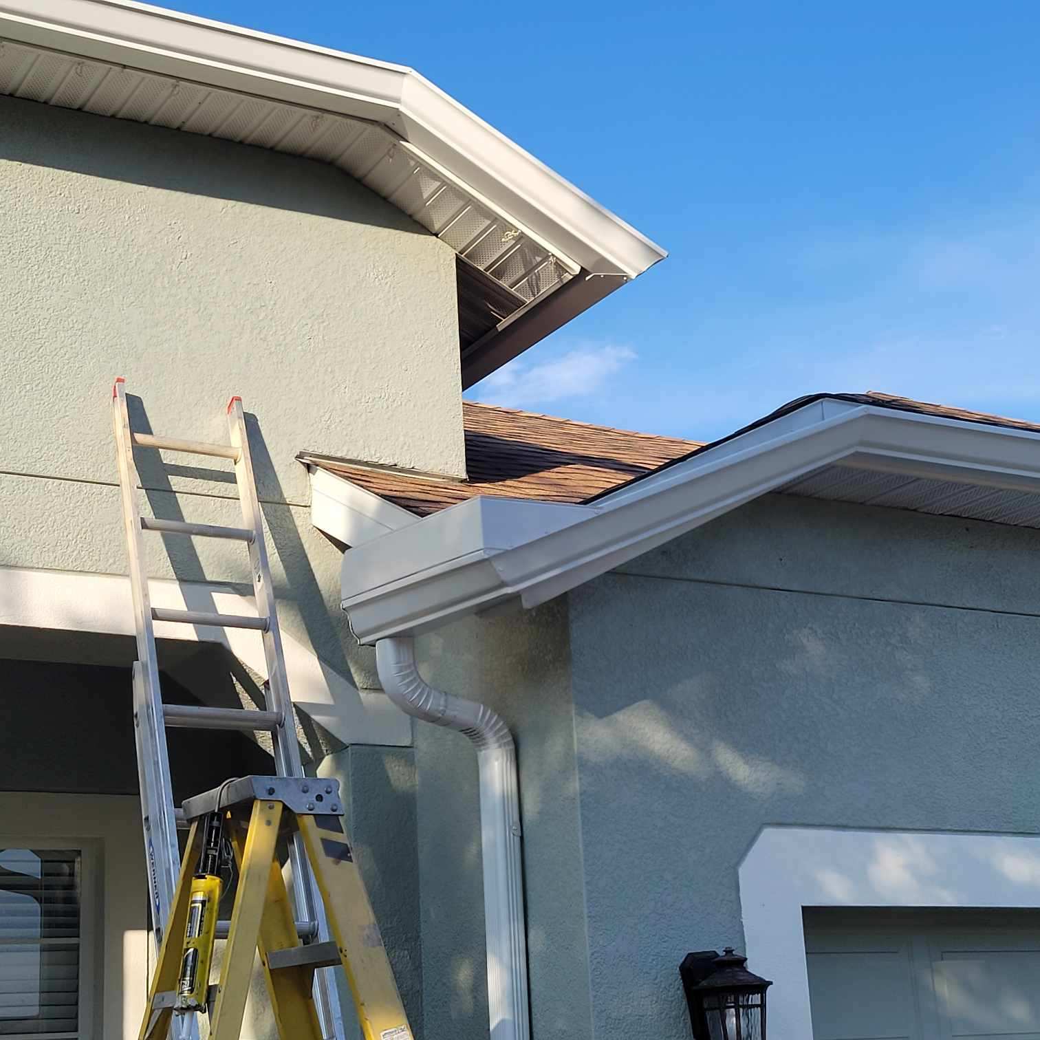 Gutter installation that drains the way it should
